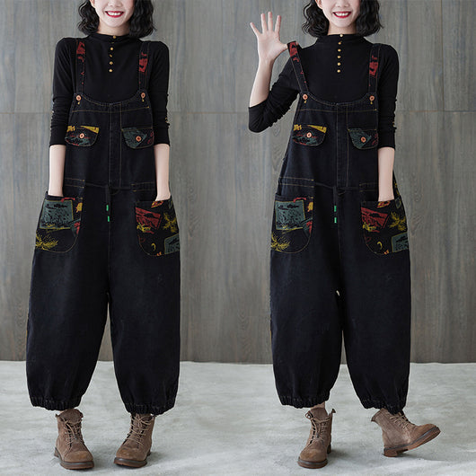 Jeans Casuales con Tirantes Estampados - Image 15