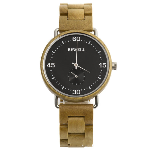 Reloj de Madera para Hombre con Fondo de Acero y Forro Interior - Image 5