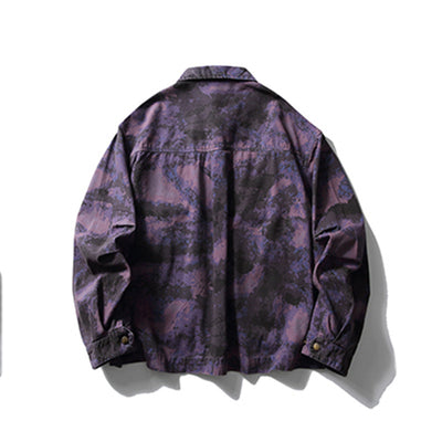 Chaqueta de Trabajo Camuflaje Tie-Dye para Hombre - Image 14