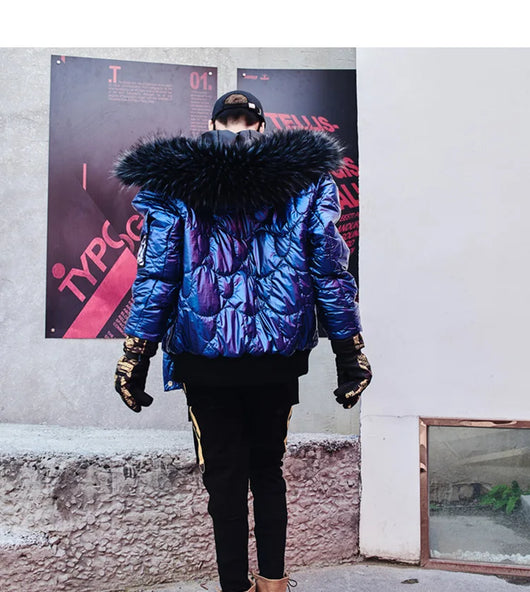 Chamarra de Algodón Suelta Cálida para Invierno Hombre - Image 11