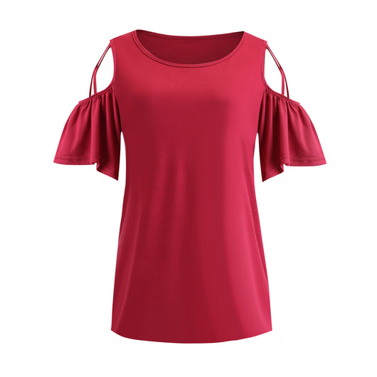 Blusa Hombro Descubierto Manga Corta - Diseño Elegante y Versátil - Image 6