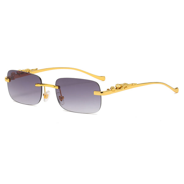 Gafas de Sol Retro Leopardo con Marco Metálico - Image 6