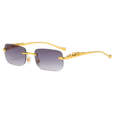Gafas de Sol Retro Leopardo con Marco Metálico - Image 6