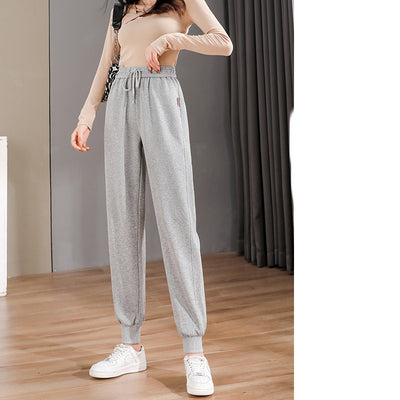 Pantalones Deportivos Sueltos Negros para Primavera y Otoño - Image 4