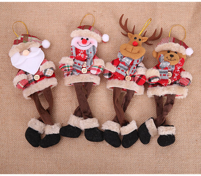 Adorno Navideño Muñeca Tela Cuadros - Colgante Decorativo - Image 19