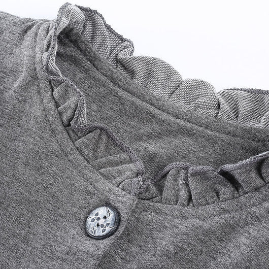 Cardigan Bebé con Cuello Volante - Chaqueta Primavera Otoño Estilo Internacional - Image 7