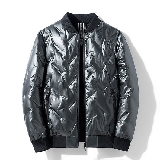 Chaqueta Acolchada de Plumón para Hombre | Estilo Moderno - Image 5