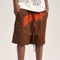 Shorts Holgados con Eslogan Bordado para Estilo Urbano Casual