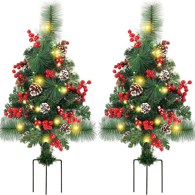 Árbol de Navidad Solar LED para Jardín y Patio - Image 2