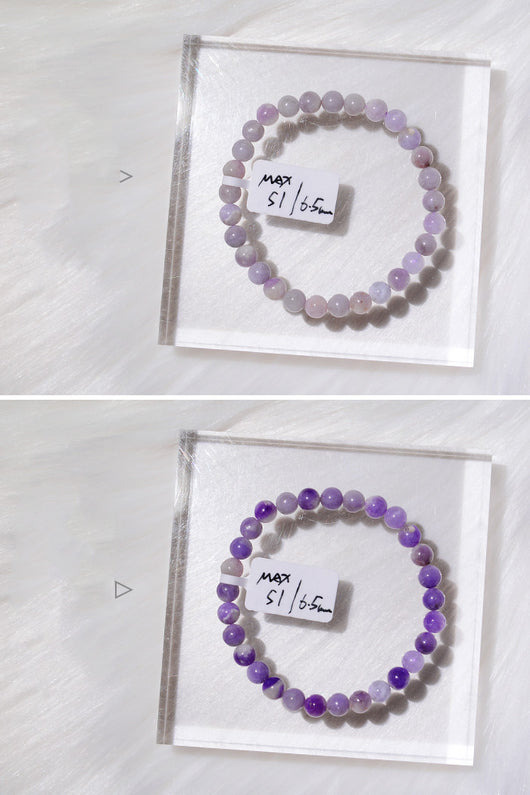 Pulsera de Sodalita Natural que Cambia a Púrpura con la Luz Solar - Image 11