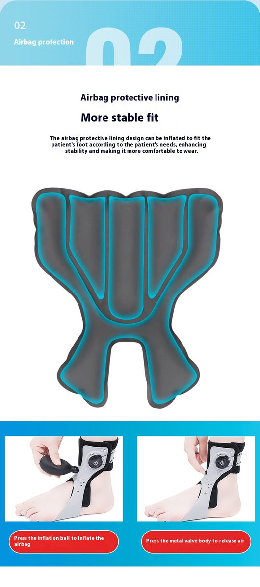 Tobillera de Compresión con Airbag - Soporte Ortopédico para Recuperación y Corrección - Image 20