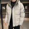 Chamarra Acolchada de Invierno para Hombre con Capucha