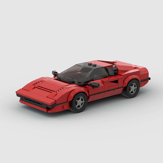 Auto de Carreras Rojo con Bloques de Construcción Pequeños para Niños - Image 2