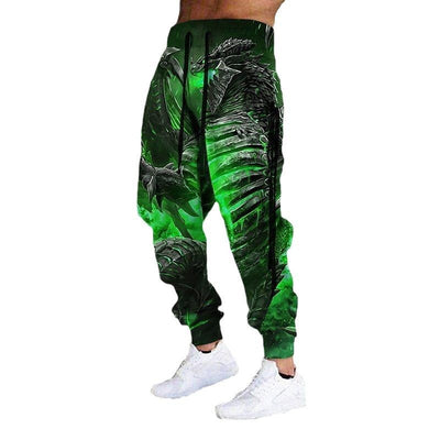 Pantalones Harem Deportivos con Cintura Elástica y Estampado Animal 3D - Image 5
