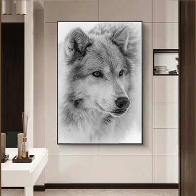 Cuadro Lobo Acuarela Estilo Nórdico Moderno - Image 16