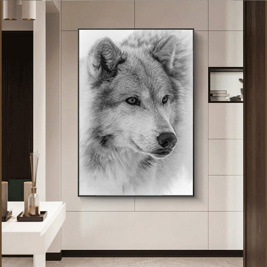 Cuadro Lobo Acuarela Estilo Nórdico Moderno - Image 16