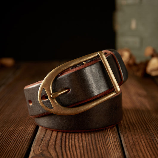Cinturón de Cuero para Hombre con Hebilla Personalizada - Image 6