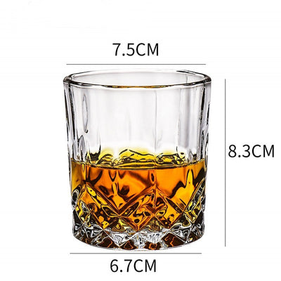 Juego de Copas Octagonales de Cristal Premium para Whiskey y Vino - Image 3