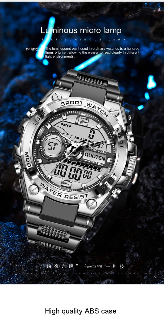 Reloj Deportivo Multifunción Resistente al Agua con Tecnología Quartz - Image 9