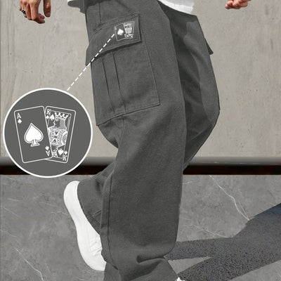 Pantalones de Trabajo Holgados con Cordón Ajustable para Hombre - Image 22