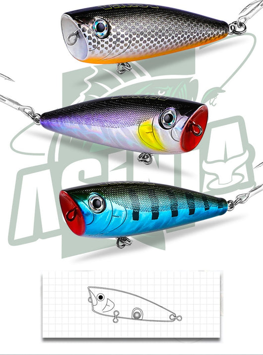 Señuelo Flotante Piña 6cm 7g - Topwater para Pesca de Precisión - Image 16
