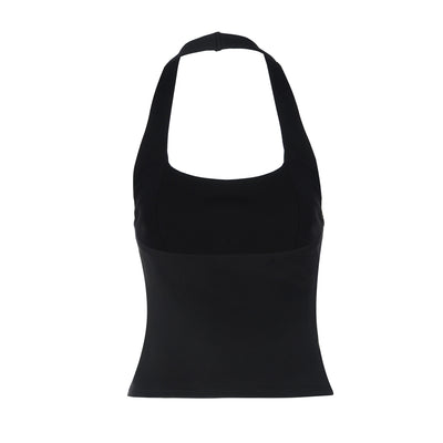 Top Halter Escotado sin Espalda Ajustado - Image 18