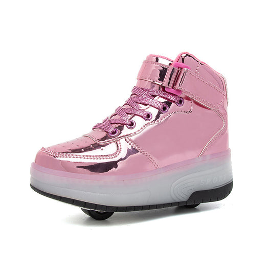 Zapatillas Deportivas Altas con Luces LED y Carga Inalámbrica - Image 13