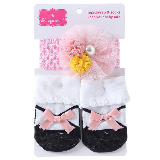 Calcetines Infantiles con Pompones 3D y Estampado de Lunares - Image 6