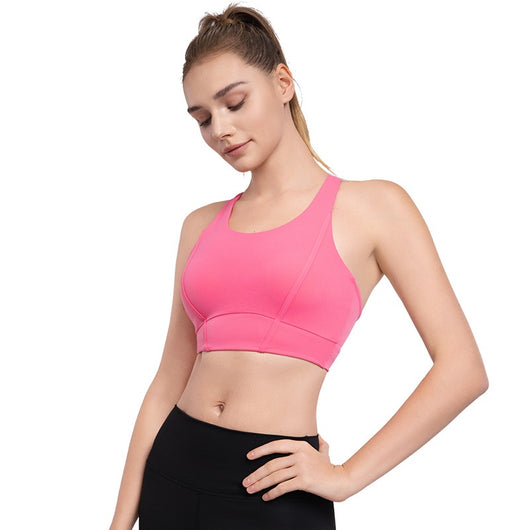 Sostén Deportivo Yoga con Espalda Abierta y Almohadilla de Pecho - Image 2