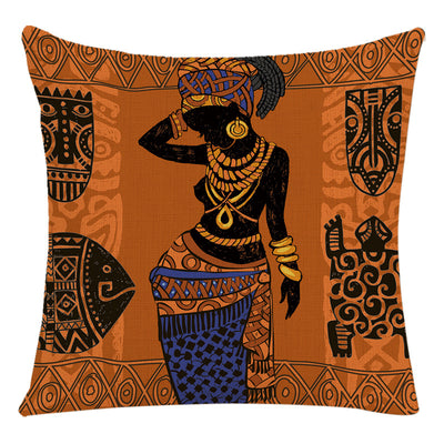 Funda de Cojín Decorativa Africana para Cama y Auto - Image 4