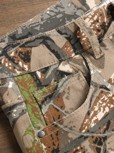Pantalones Vaqueros de Camuflaje para Caza Forestal Hombre - Image 9