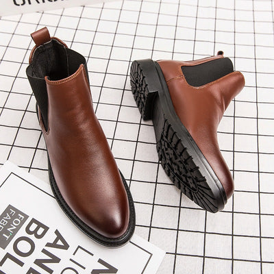 Botas de Cuero para Hombre - Elegantes y Cálidas para Invierno y Eventos - Image 2
