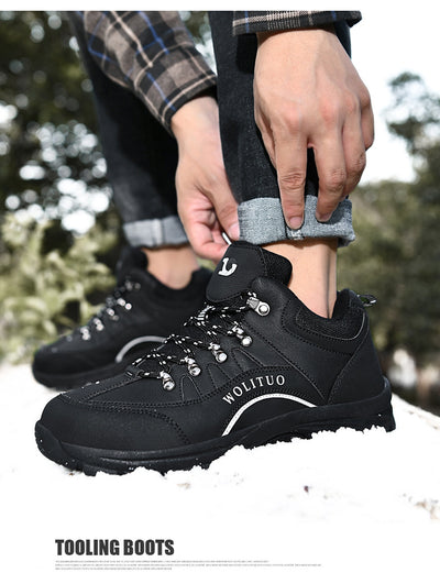 Zapatos de Senderismo Impermeables para Hombre - Zapatillas de Trekking Antideslizantes Talla Grande - Image 9
