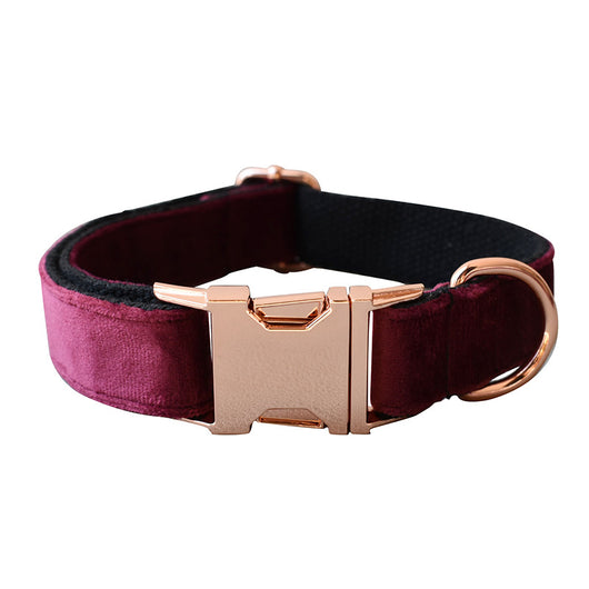 Collar de Terciopelo para Perro con Moño Doble de Microfibra - Image 13