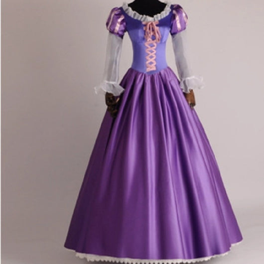 Vestido de Princesa con Cabello Largo para Presentaciones - Image 4