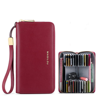 Billetera de Cuero para Hombre con Múltiples Compartimentos y Gran Capacidad - Image 7