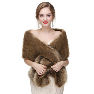 Estola de Piel de Zorro para Novia - Chal Elegante Invierno - Image 36