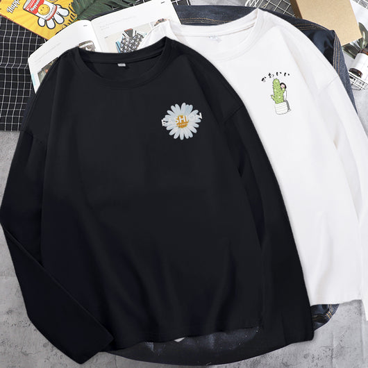 Camiseta de Algodón de Manga Larga para Mujer - Image 20