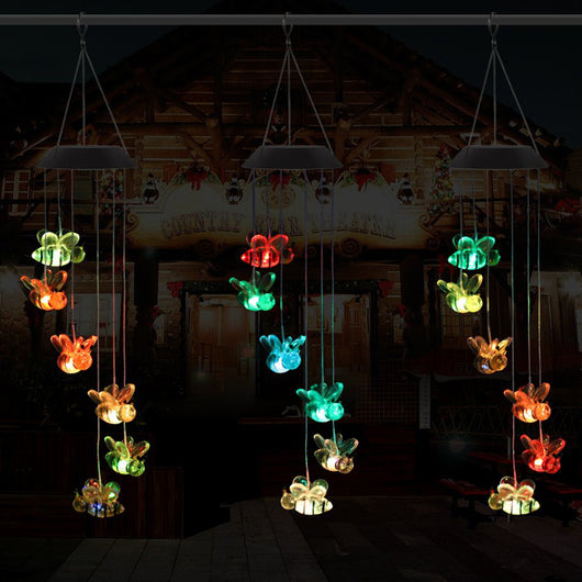 Lámpara Solar Decorativa Colibrí con Luz LED - Adorno de Jardín - Image 5