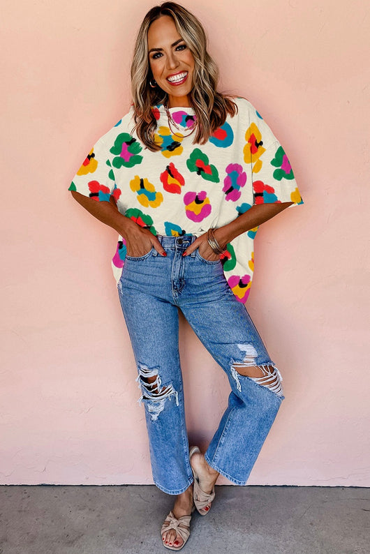 Blusa Colorblock de Manga Corta - Image 29