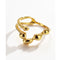 Anillo de Plata Esterlina 925 Diseño Irregular para Mujer