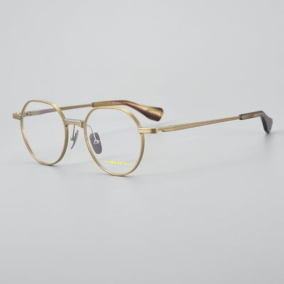 Gafas Vintage Redondas en Titanio Ultra Ligero Puro - Image 9