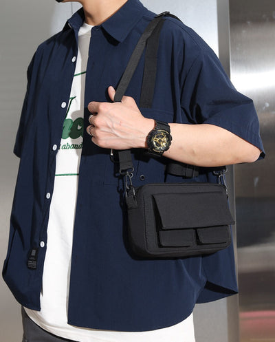 Bolsa Mensajera de Nylon Ligera para Hombre - Ideal para Estudiantes y Viajes - Image 9