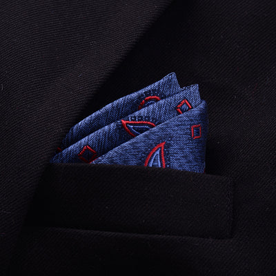 Pañuelo de Bolsillo Estampado para Hombre - Accesorios Formales y Casual Business - Image 29