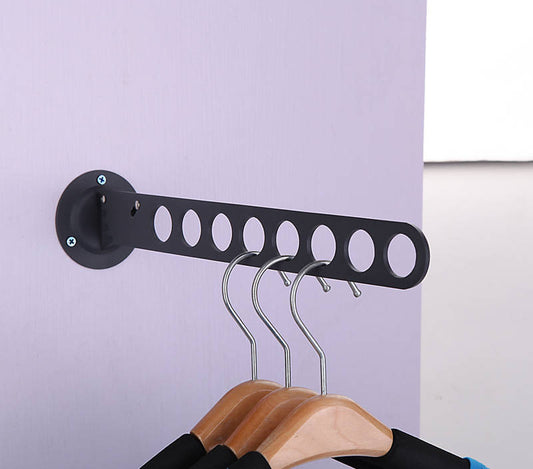 Perchero Plegable Organizador de Ropa con Barra Extensible