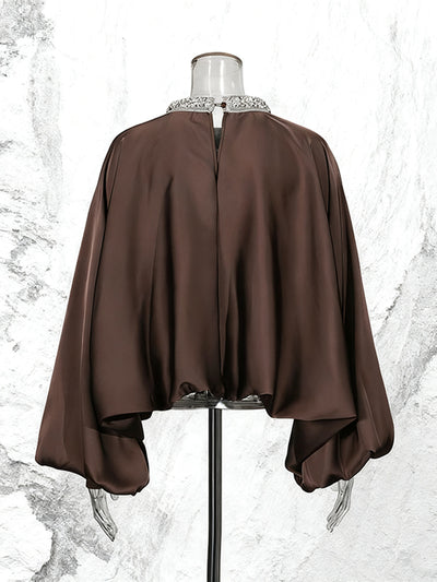 Sudadera Cuello Redondo con Strass Colores Lisos - Image 3