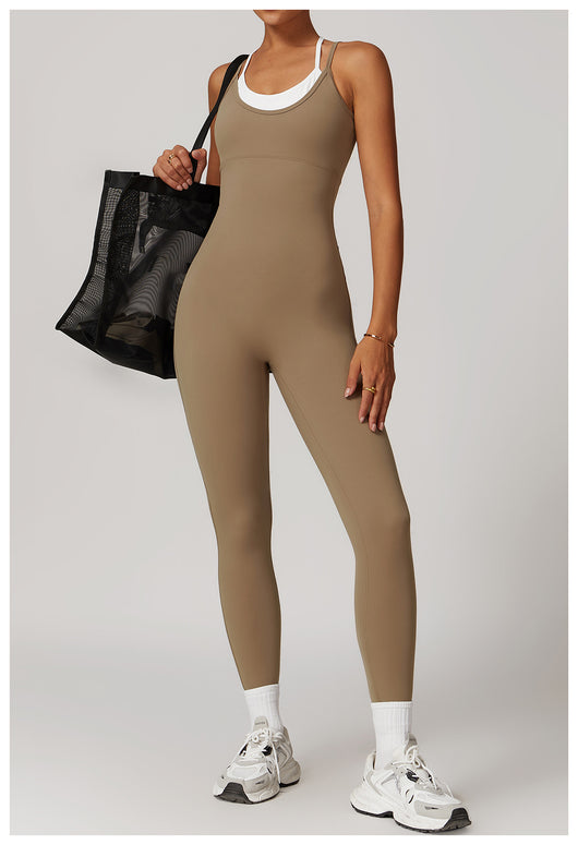 Jumpsuit Deportivo Bicolor con Tirantes Ajustables - Image 21
