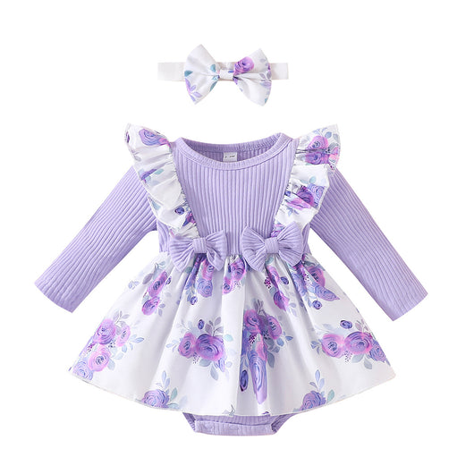 Vestido de Bebé Triangular Estampado Floral - Image 9
