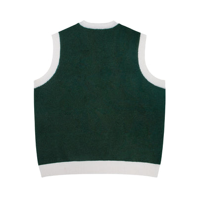 Chaleco Tejido Cuello V con Patrón Jacquard - Image 22