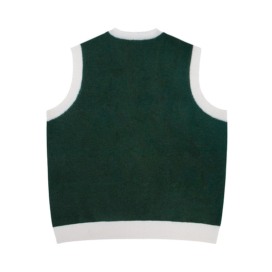 Chaleco Tejido Cuello V con Patrón Jacquard - Image 22